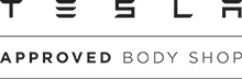Logo Tesla Approved Body Shop